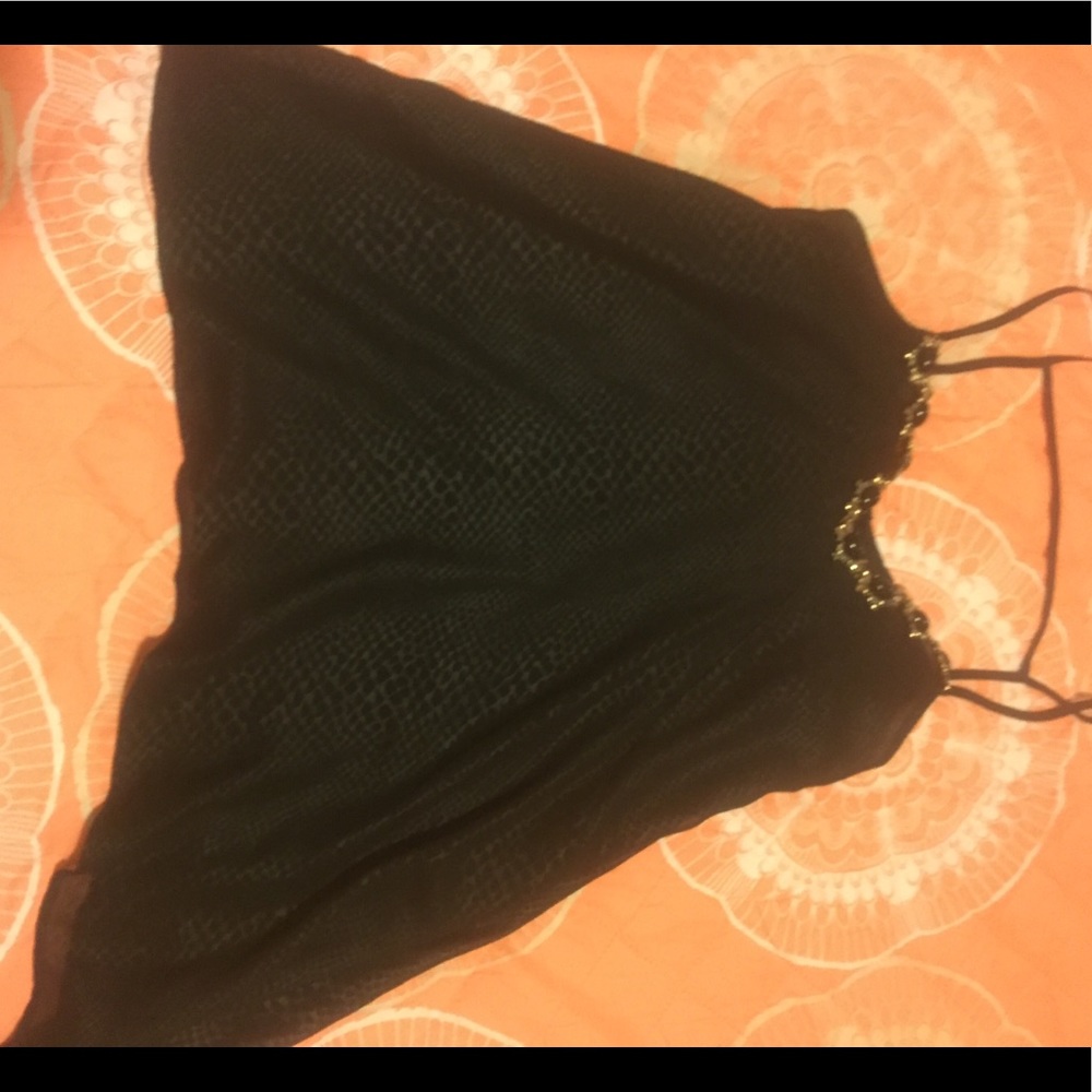 Cute Black XOXO top